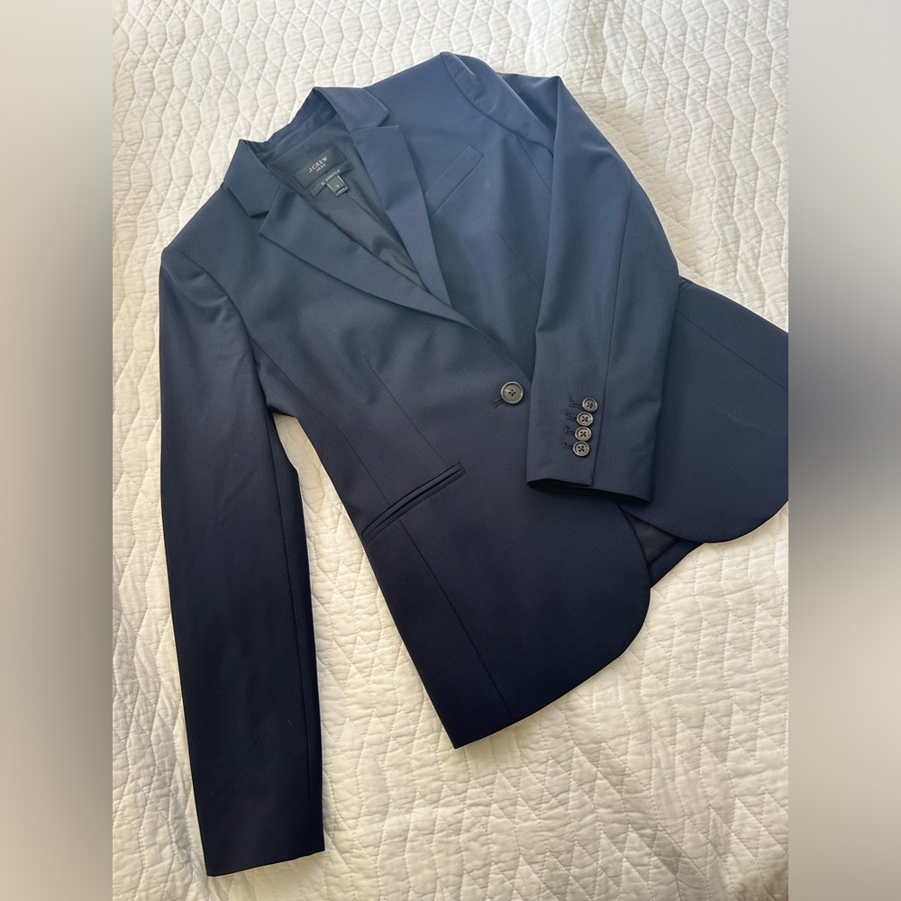 J. Crew 1035  bi-stretch blazer - Picture 3 of 11